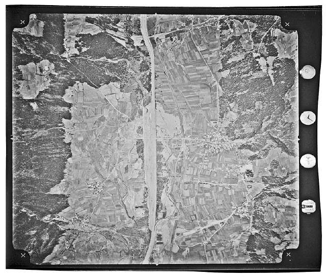 Luftbildaufnahme 30x30 cm